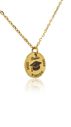 Collar de Graduación Kínder con Fotograbado Personalizado