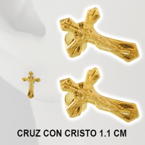 CRUZ C/CRISTO 1192 ORO SOLIDO 10 K