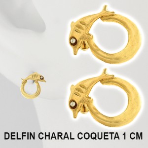 DELFIN CHARAL COQUETA L 1222 ORO SOLIDO 10 K